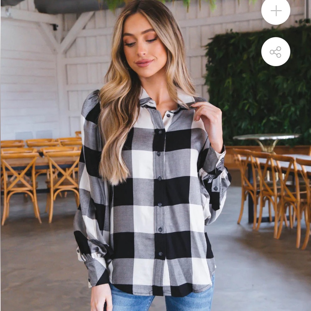 NWT Sanctuary Plaid Flannel